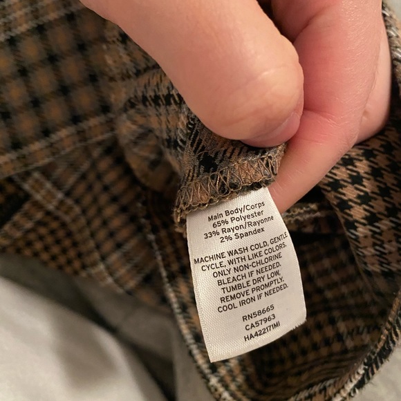 Halogen Atlantic Pacific plaid flare pants - Picture 3 of 3